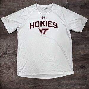 Under Armour Hokies Virginia Tech White Performance T-Shirt XL